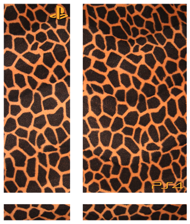 Tenstickers Sticker Playstation 4 Giraf Camouflage tenstickers kopen in de aanbieding