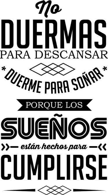 Vinilo decorativo no duermas Disney - TenVinilo