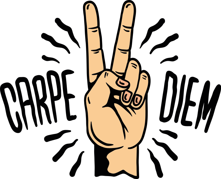 Kéz szimbólum béke erdei állatok falmatrica - TenStickers