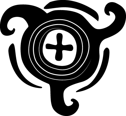 装饰墙纸贴 抽象螺旋图案 - TenStickers