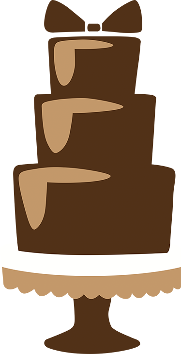 Tenstickers Sticker Chocolade Taart tenstickers kopen in de aanbieding