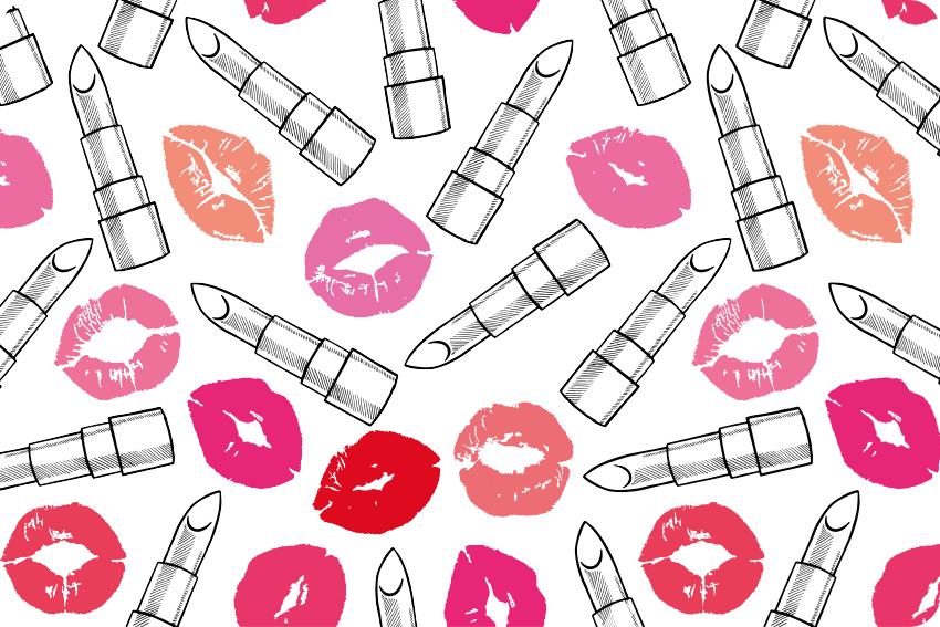 Lipsticks and Lips laptop skins - TenStickers