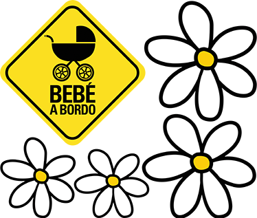 Stickers margaritas - TenVinilo