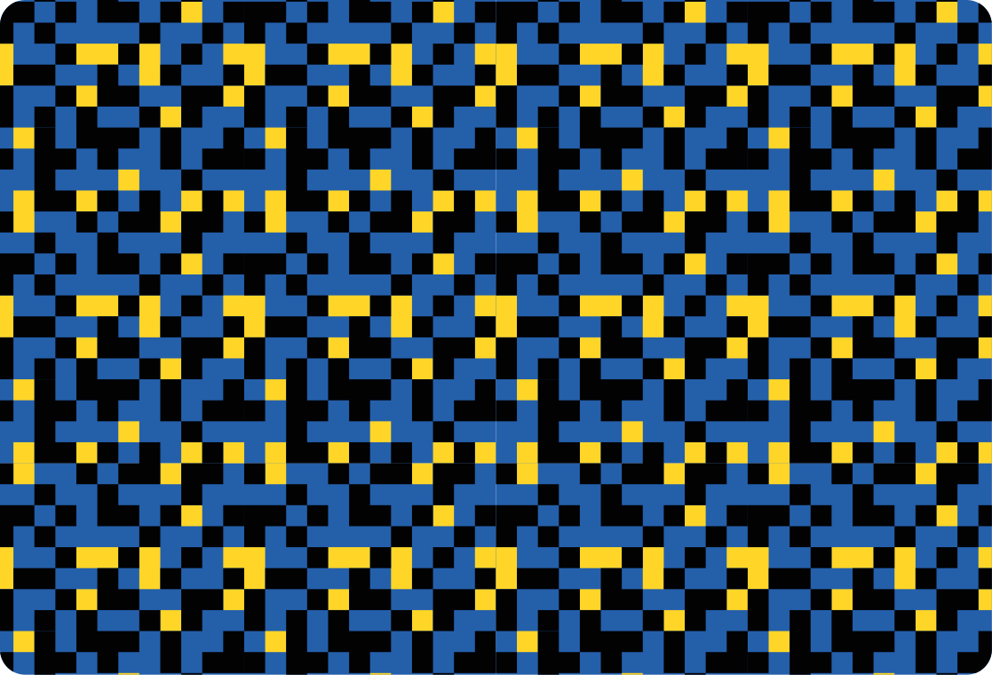 Vibrant Geometric Arrangement laptop skin - TenStickers