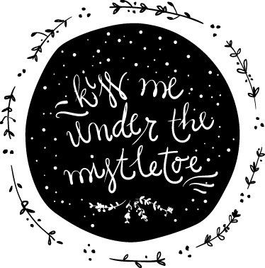 αυτοκόλλητο φιλί μου γκι - TenStickers