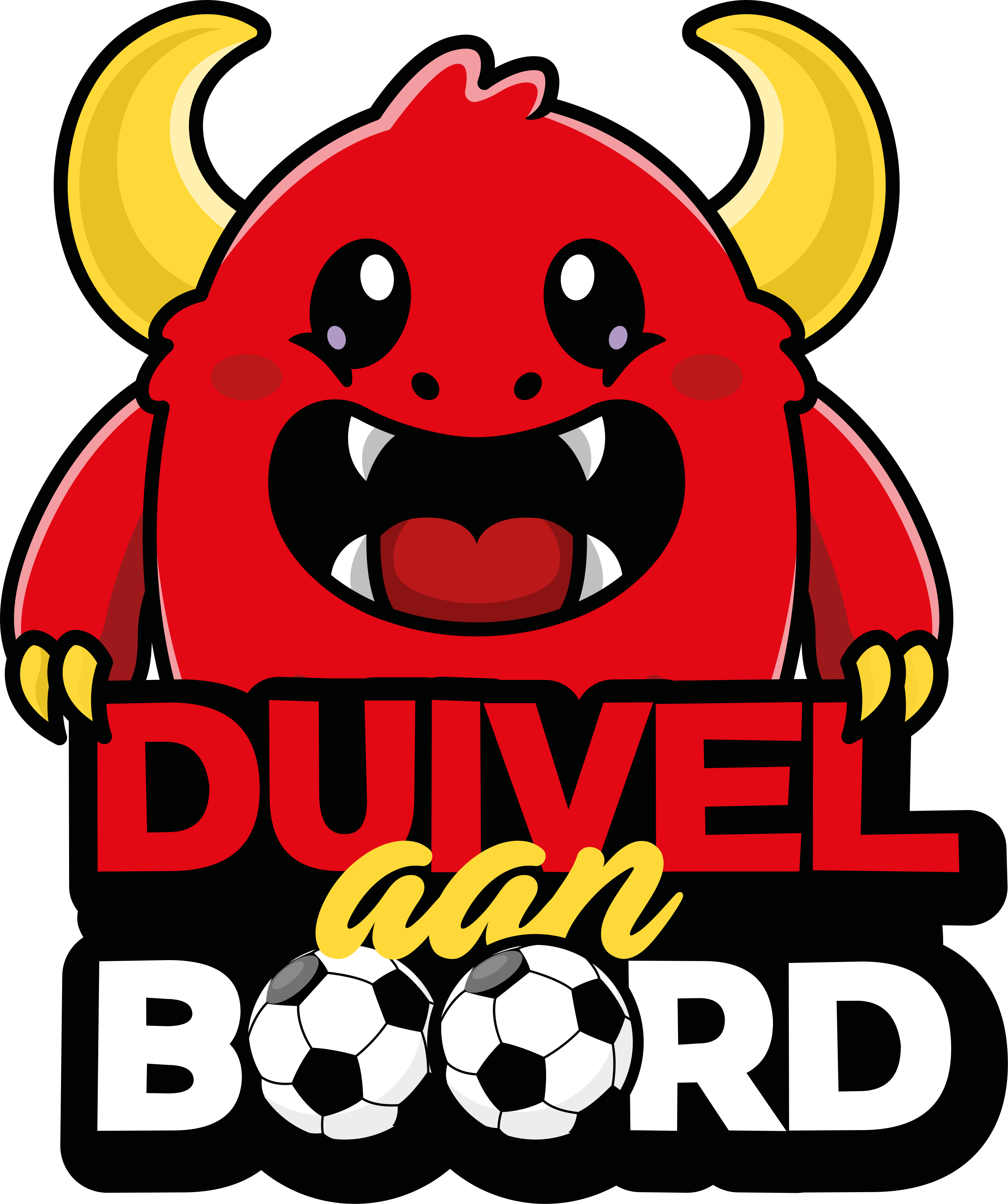 Autosticker duivel aan boord - TenStickers