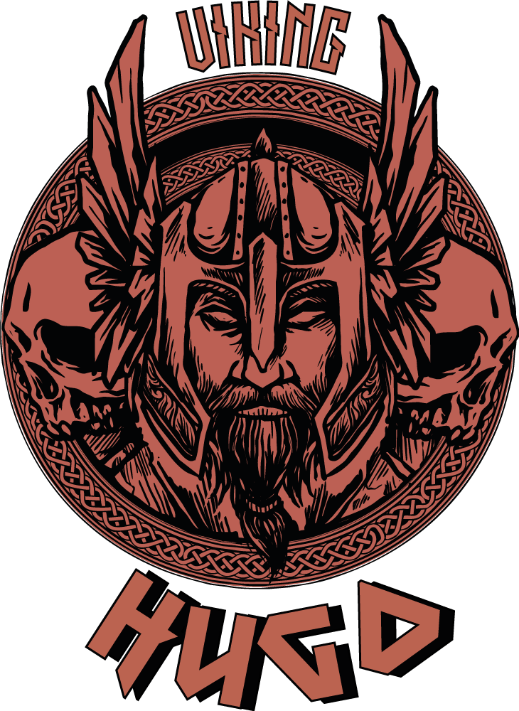 Viking personlig klistermärke - Tenstickers