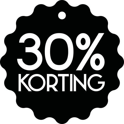 Korting winkelsticker etalage - TenStickers