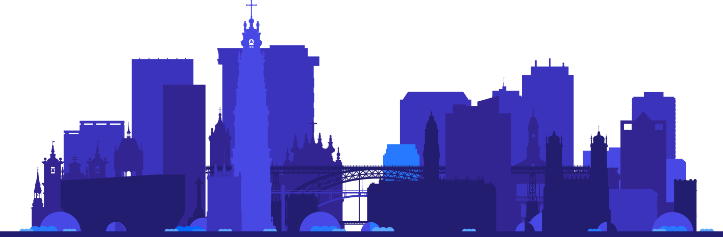 Autocolantes com cidades e países Horizonte do porto - TenStickers