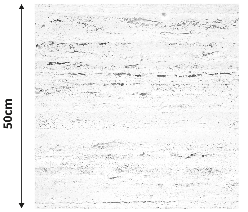 Vinilo para mueble travertino blanco - TenVinilo