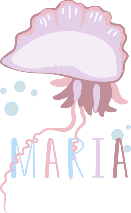 Autocolante para crianças caravela portuguesa personalizada - TenStickers