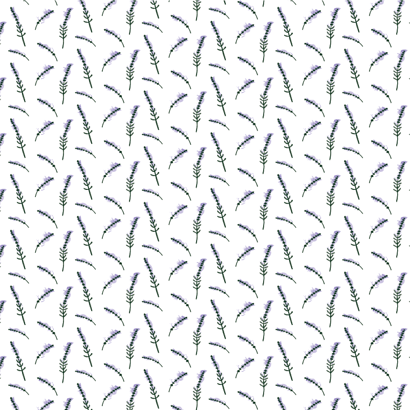 Sticker Meuble motif lavande - TenStickers