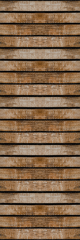 Pegatina para nevera tablas de madera - TenVinilo