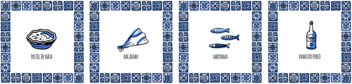Autocolante azulejos desenhos de pebolim português - TenStickers