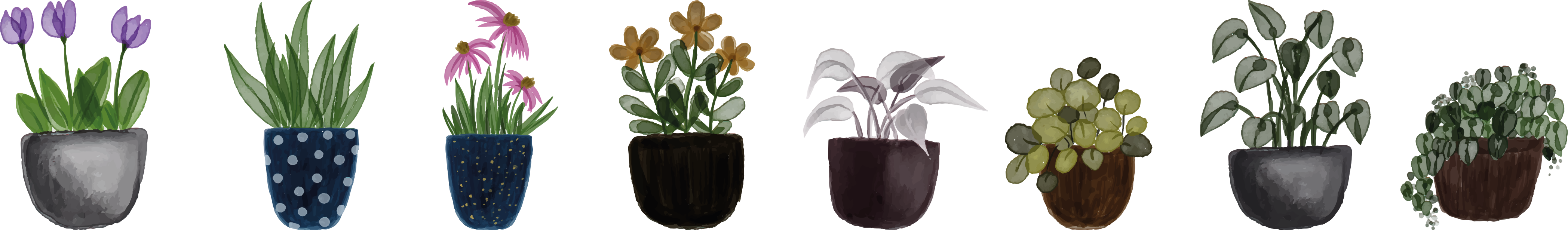 Cenefa adhesiva macetas patio andaluz - TenVinilo