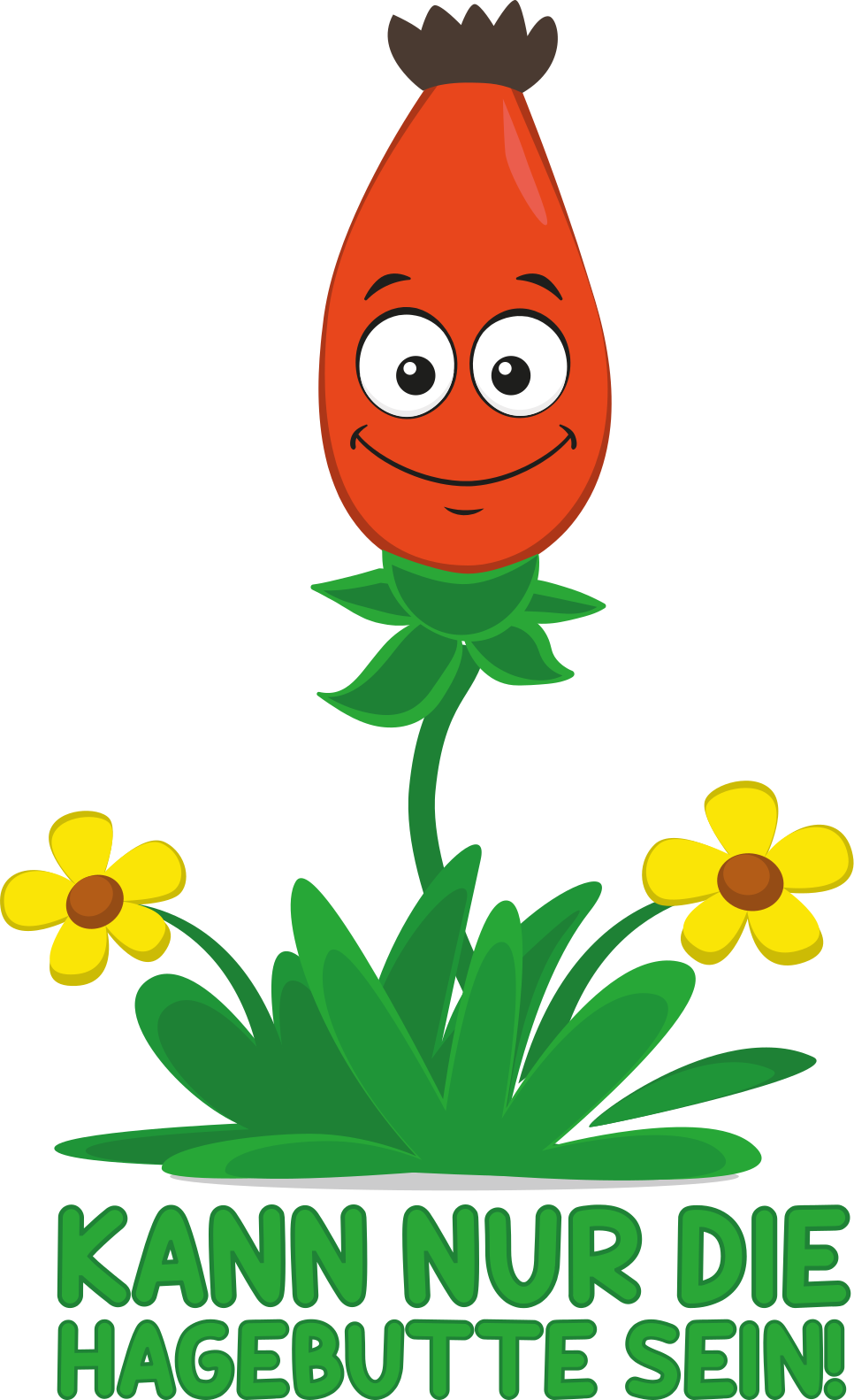 Wandtattoo Sprüche Lustige Hagebutte - TenStickers