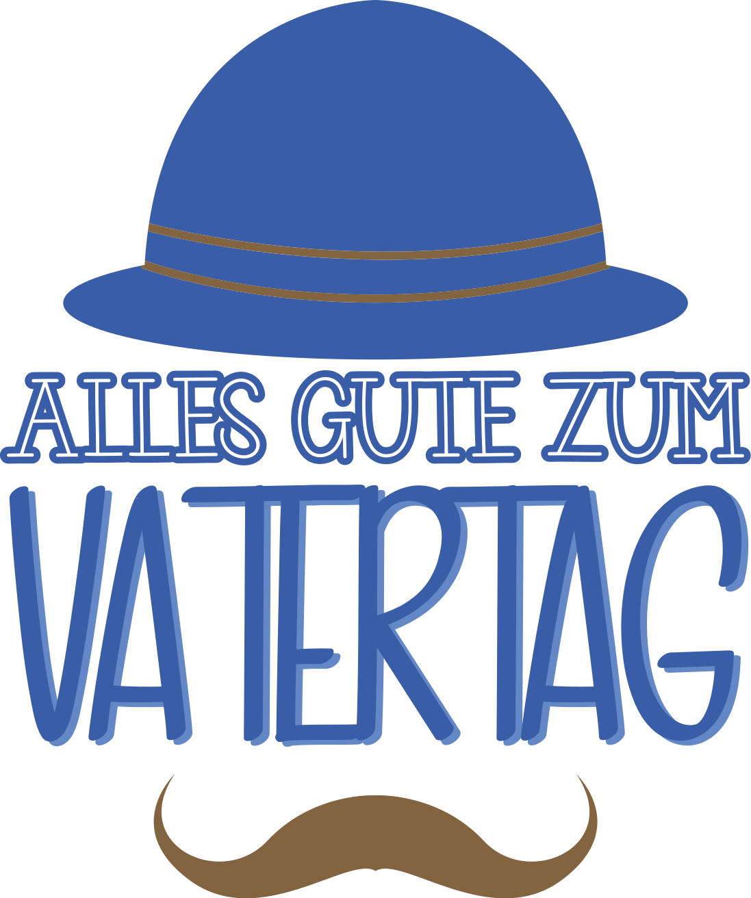Fenster Aufkleber Alles gute zum Vatertag - TenStickers