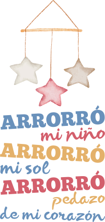 Vinilo infantil Nana Arrorró mi niño - TenVinilo