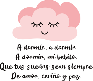 Vinilo infantil Nana A dormir - TenVinilo