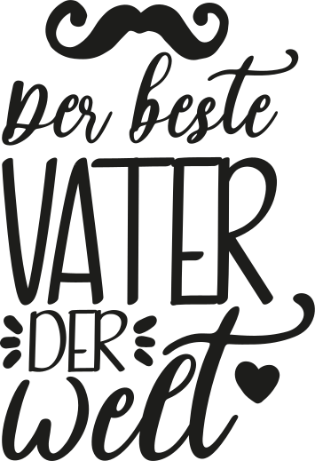 Aufkleber für die Wand Der beste Vater - TenStickers