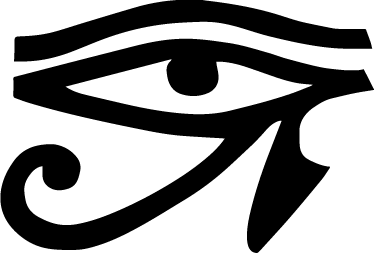 Sticker decorativo Occhio di Horus - TenStickers
