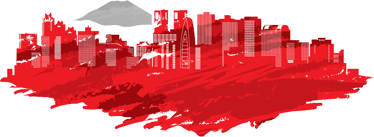 Vinilo decorativo skyline de Tokyo - TenVinilo