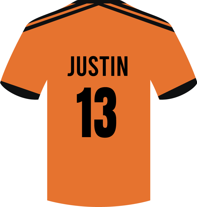 Muursticker Nederlands voetbalshirt - TenStickers