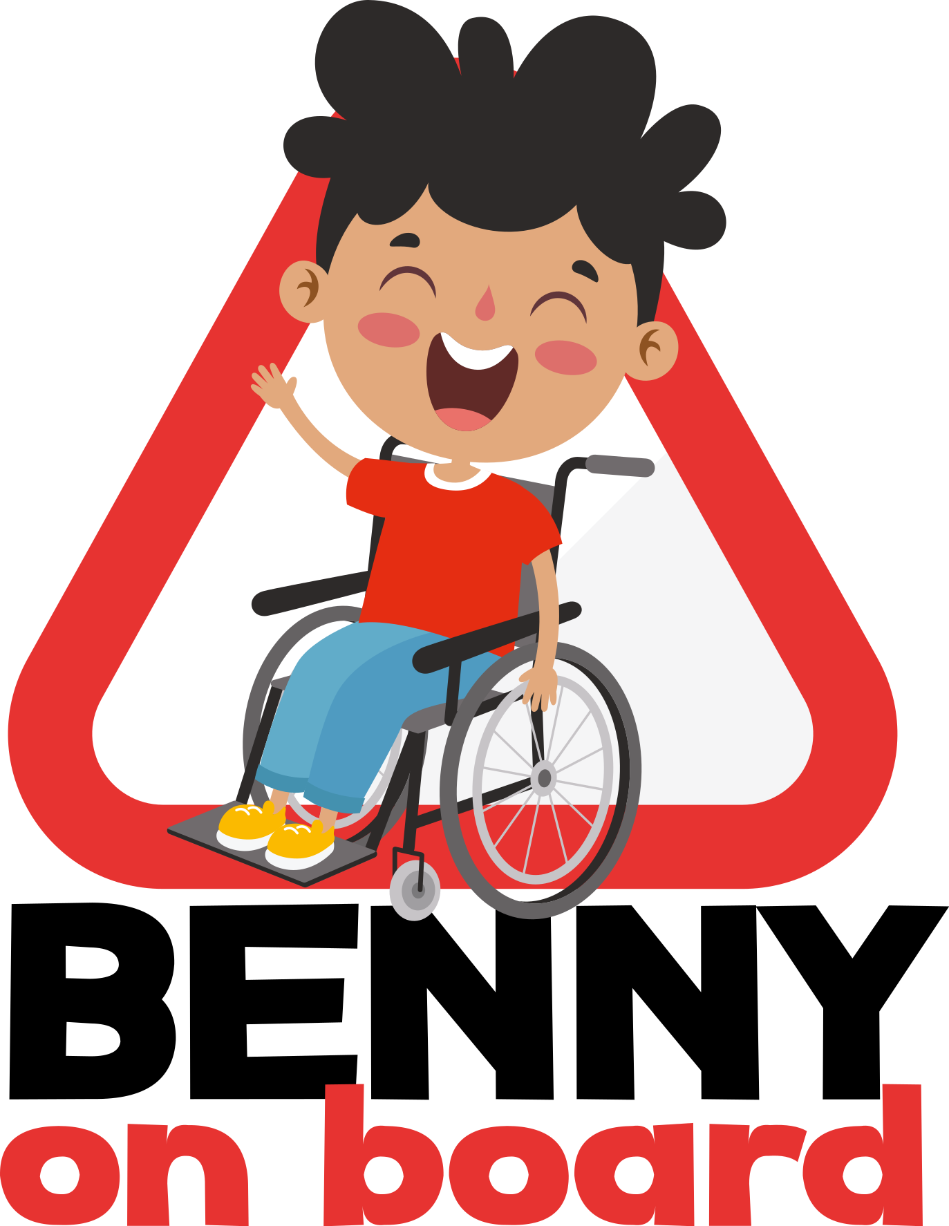 Autocollant handicap enfant à bord personnalisable - TenStickers