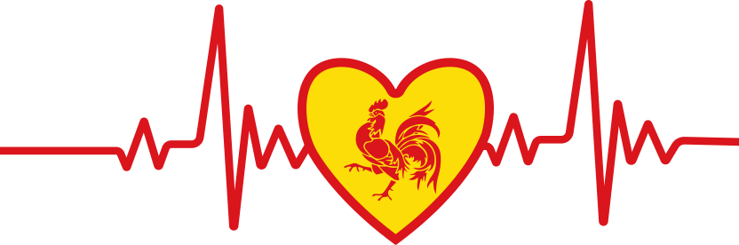 Sticker J'aime la Wallonie - TenStickers