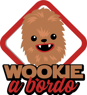 Pegatina bebé a bordo wookie a bordo - TenVinilo
