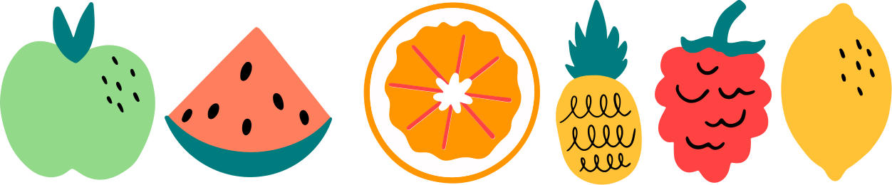 Nálepka na nábytok s ovocím - Tenstickers