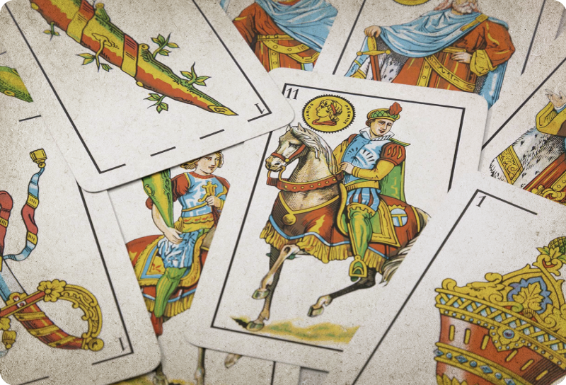 Pegatina para portátil baraja española - TenVinilo