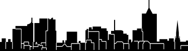 Poznan skyline siluet çıkartması - TenStickers