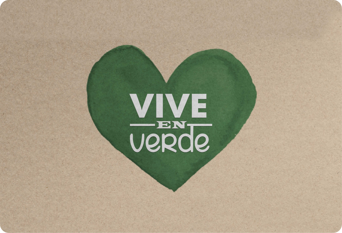 Vinilo para portátiles vive en verde - TenVinilo