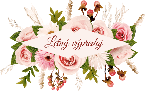 Kvetinová nálepka Letný výpredaj - Tenstickers