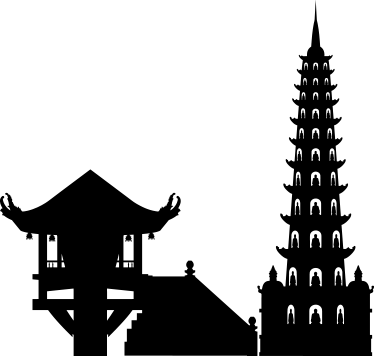 河内天际线贴纸 - TenStickers