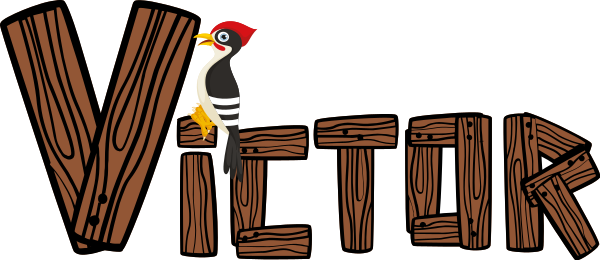 Vinilo pájaro picatroncos con nombre - TenVinilo