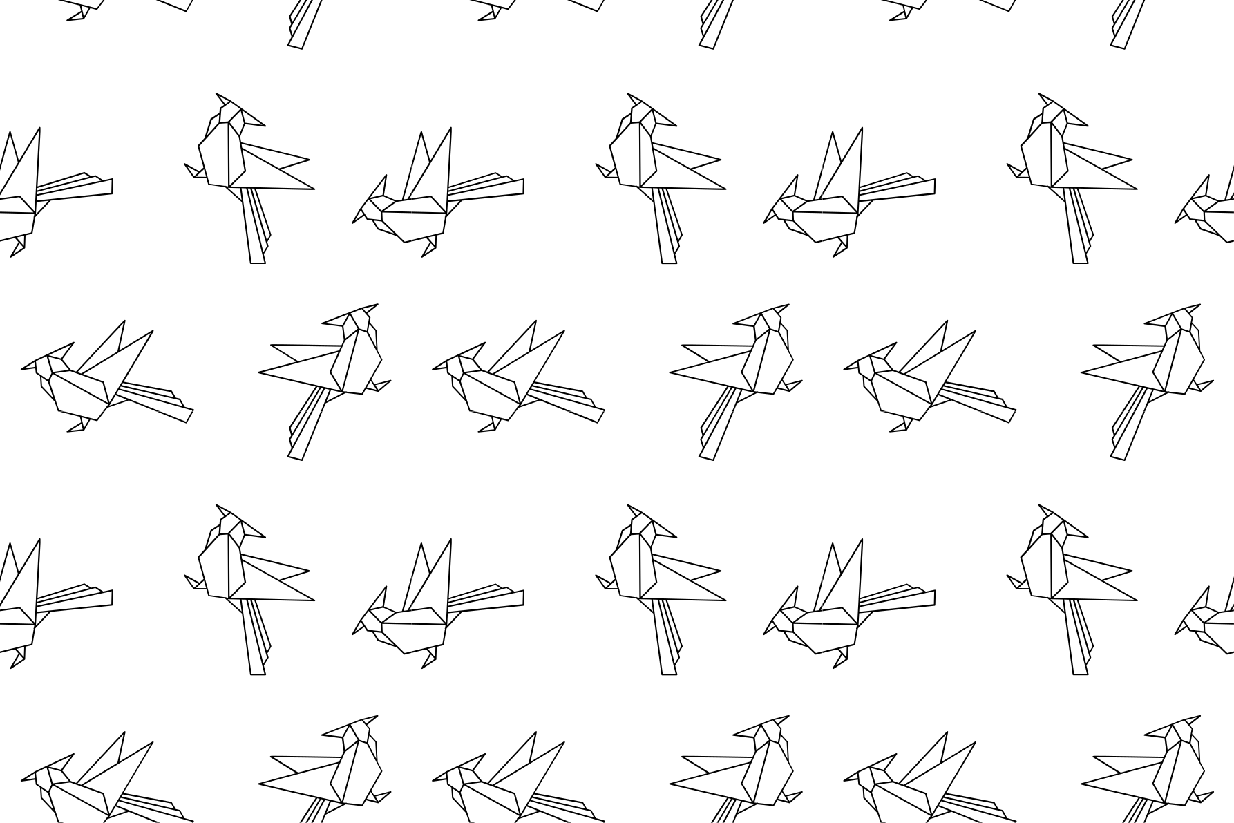 Vinilo para mueble patrón picatroncos poligonal - TenVinilo