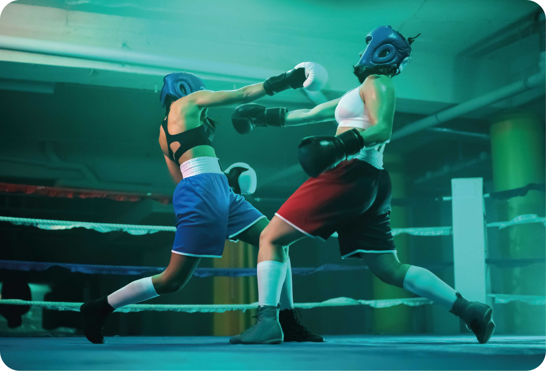 Vinilo para portátiles portatil boxeadora - TenVinilo