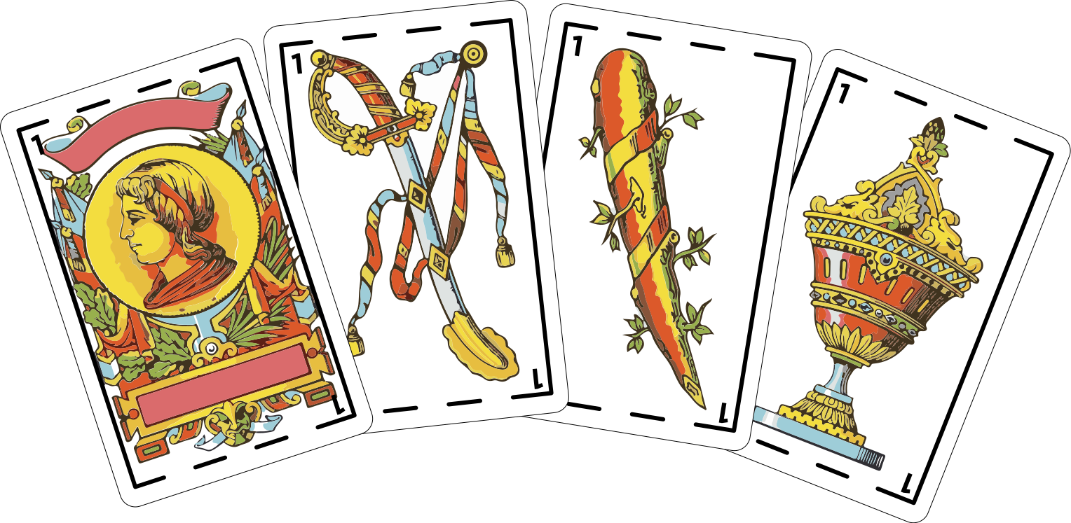 Vinilo para portátiles naipes - TenVinilo