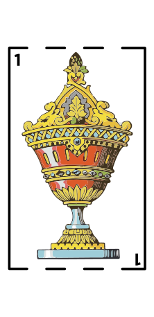 Sticker iPhone naipes españoles - TenVinilo