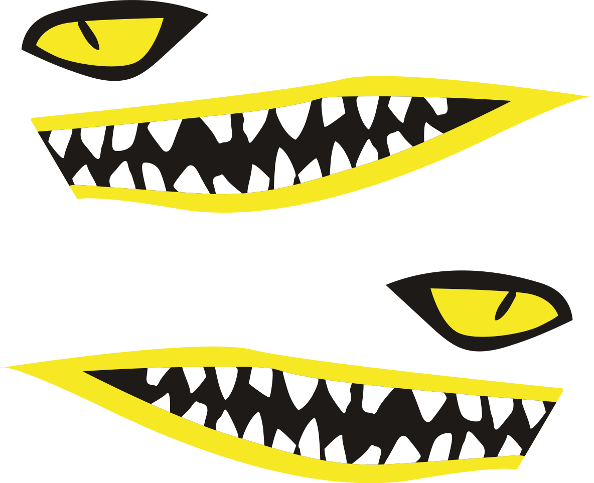 Vinilo cocodrilo para canoa - TenVinilo