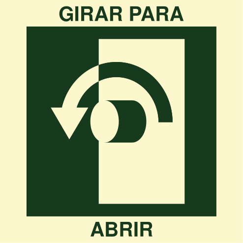 Vinilo para puerta girar para abrir - TenVinilo