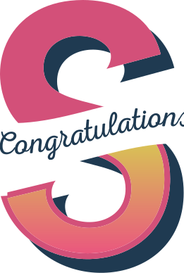 Congratulation Bottle Initial appliance sticker - TenStickers