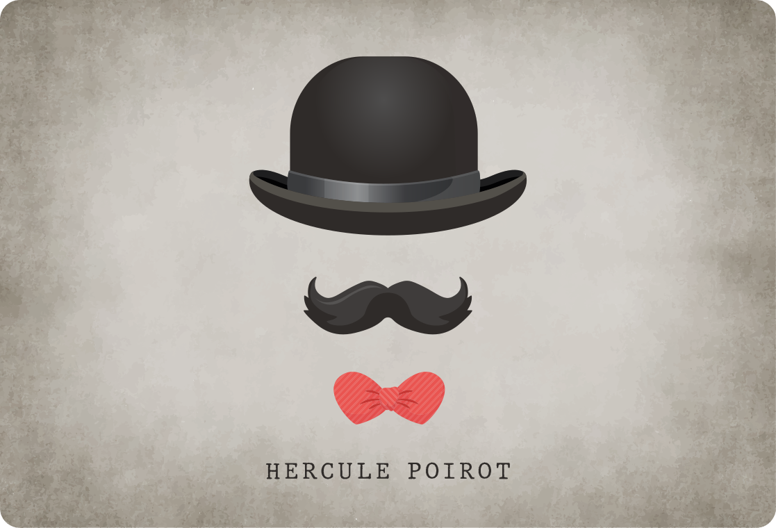 Sticker Ordinateur Portable Poirot - TenStickers