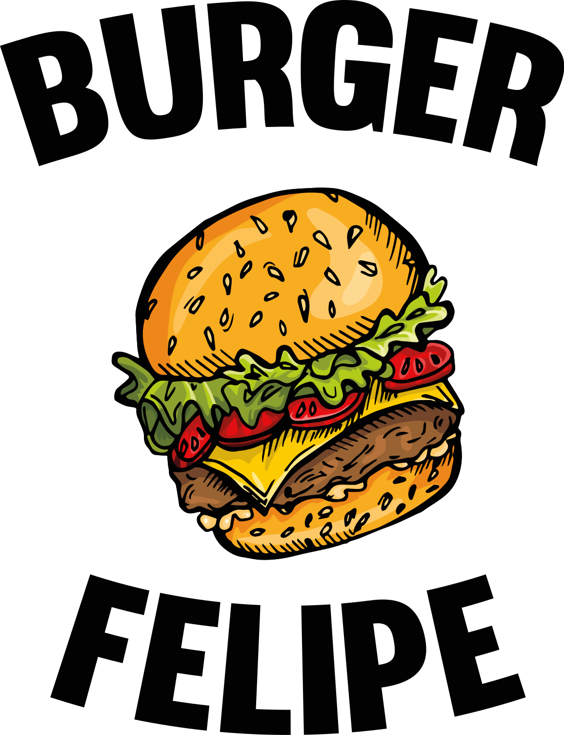 Vinilo para cristales logo hamburgueseria - TenVinilo