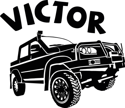 Pegatina coche todoterreno personalizable - TenVinilo