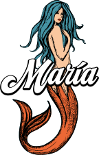 Vinilo marinero sirena personalizada - TenVinilo