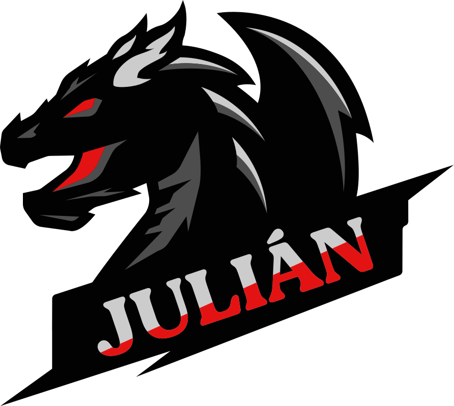 Vinilo de pared dragón con nombre - TenVinilo