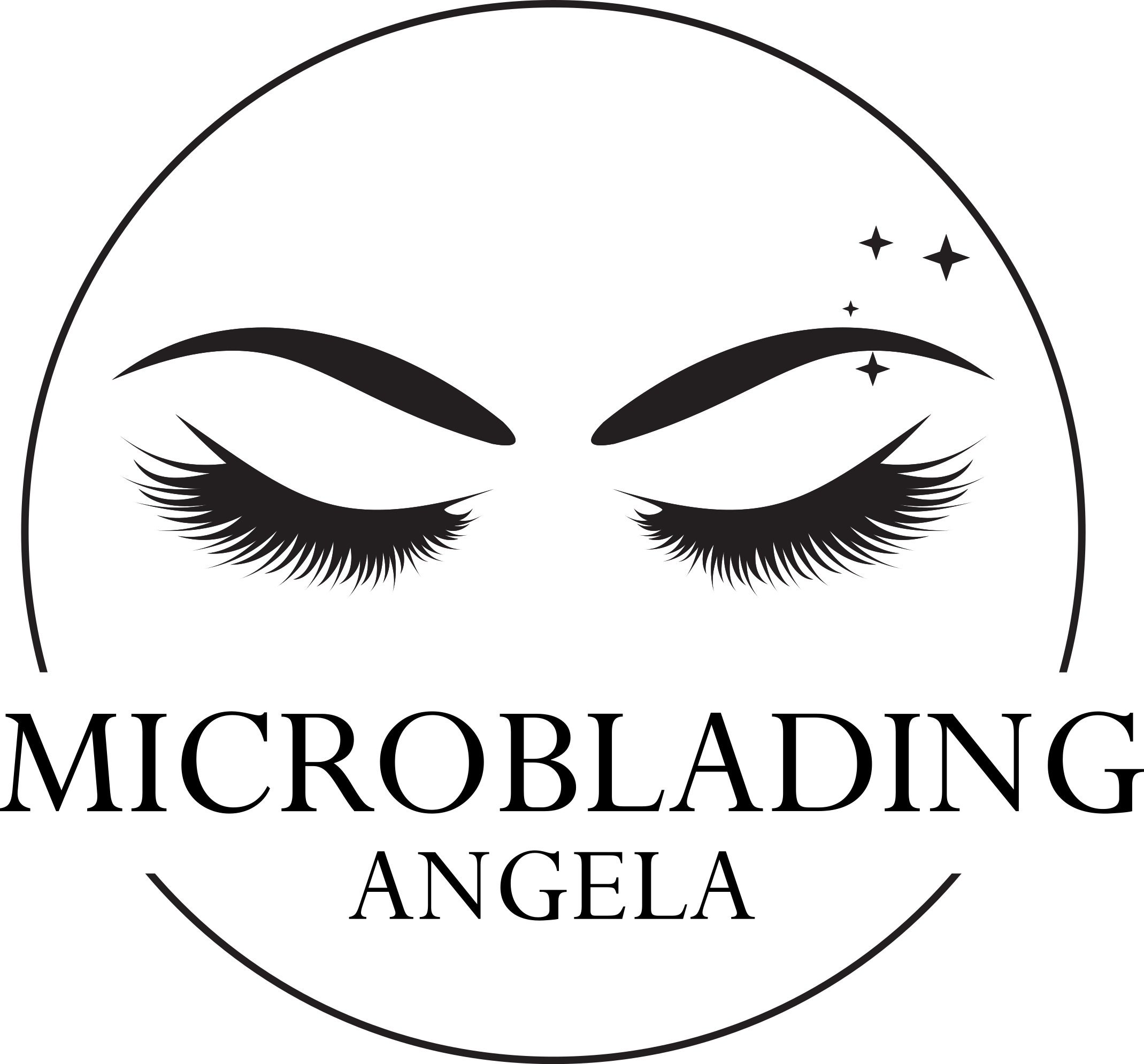 Vinilo de moda Microblading Cejas - TenVinilo